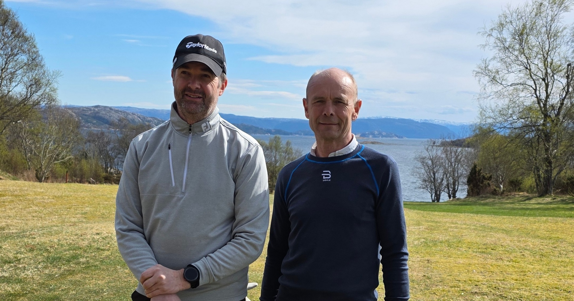 Pål Vidar og Torleif Oskar fra Hitra Frøya GK har maratonplanen klar :-)